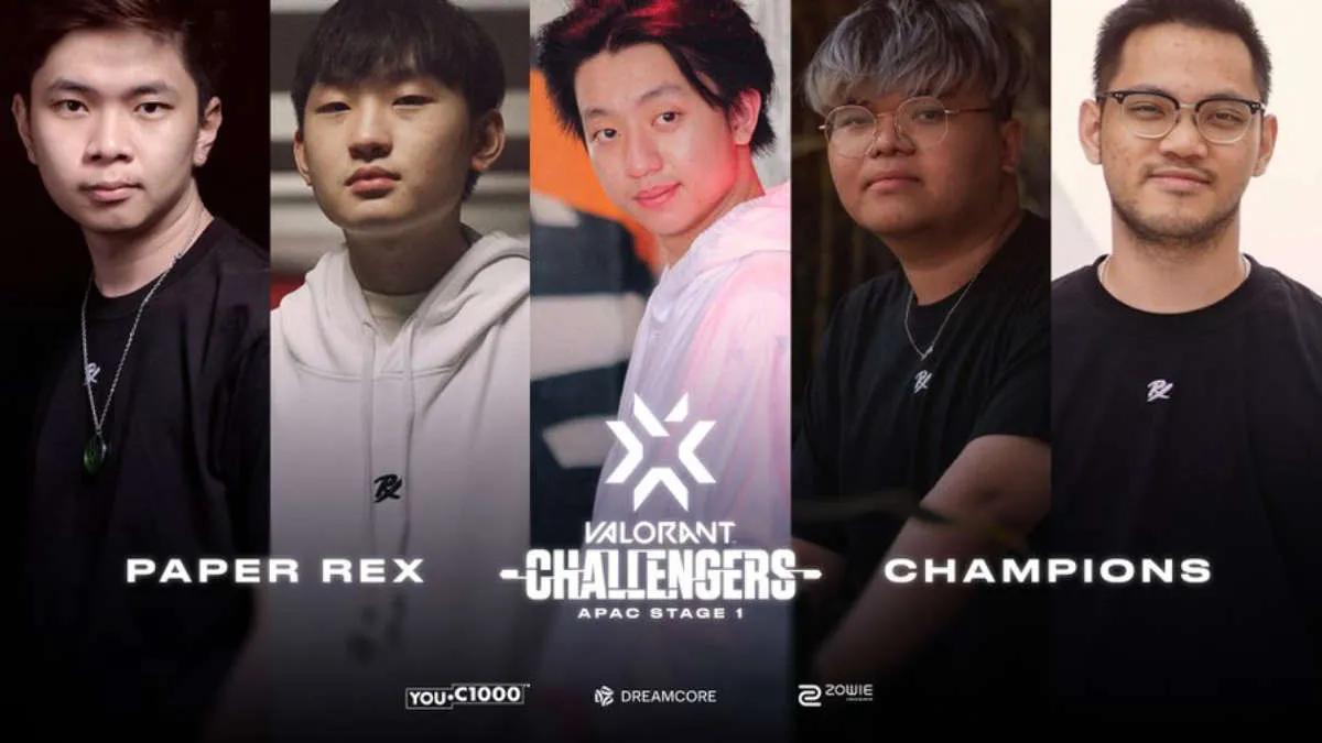 Paper Rex gewonnen VALORANT Champions Tour 2022: APAC Stage 1 Challengers