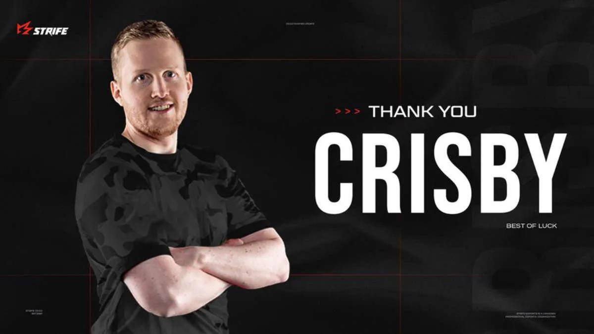 crisby als Trainer gegangen Strife Esports