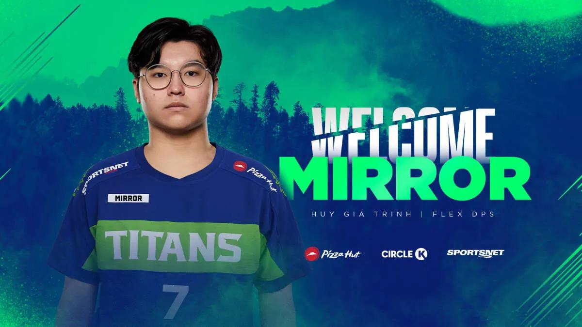 Vancouver Titans heißen MirroR in ihren Reihen willkommen