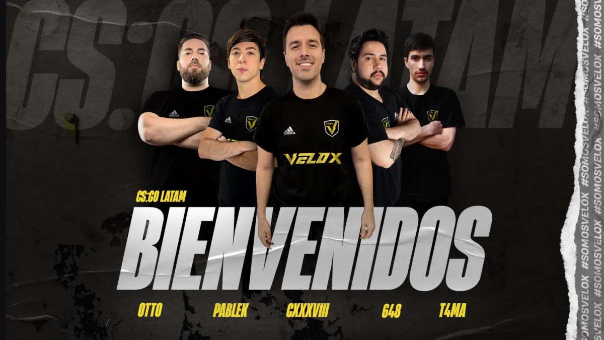 Velox Esports hat den argentinischen CS:GO-Kader geändert