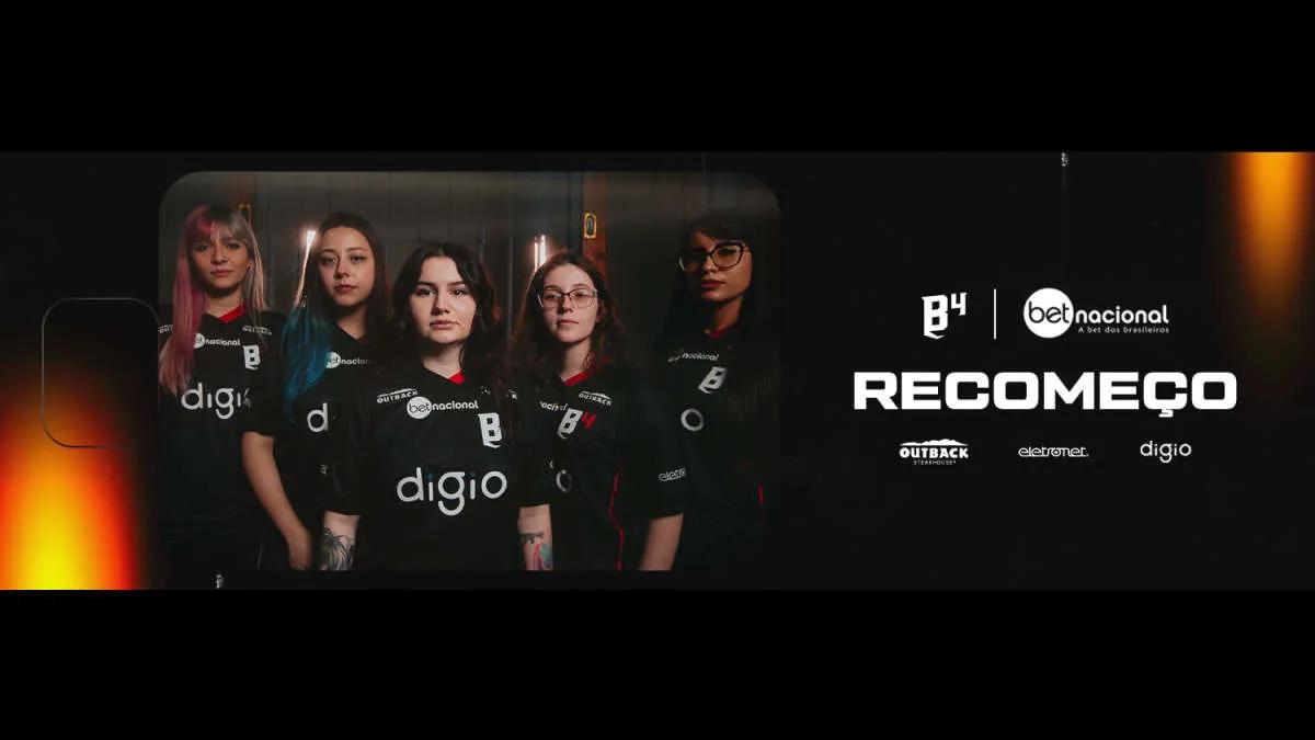 B4 Esports unterzeichneter ehemaliger Kader Black Dragons Female