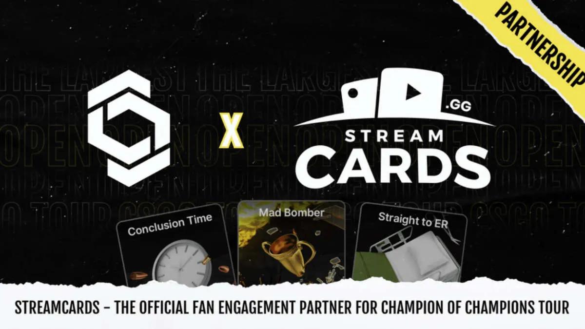 StreamCards wird Partner der Champion of Champions Tour CS:GO-Turnierserie