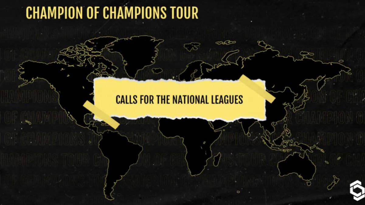 Tournament Series Champion of Champions Tour kündigt Suche nach regionalen Partnern an