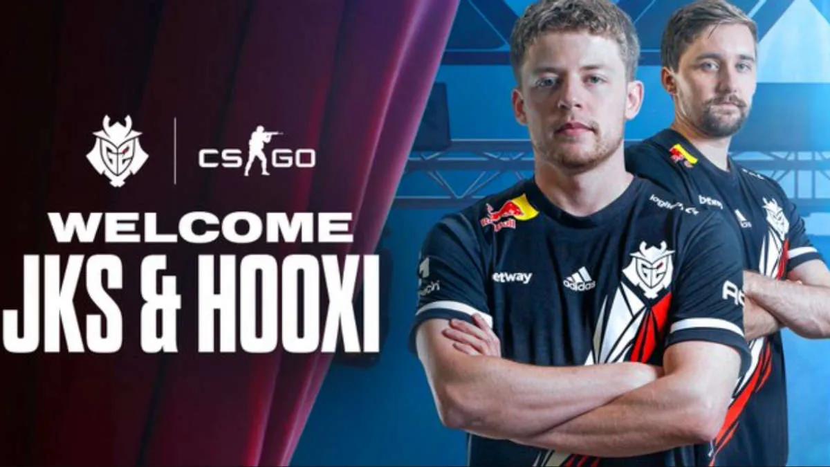 HooXi und jks sind offiziell G2 beigetreten Esports