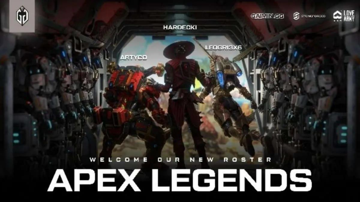 Gaimin Gladiators signiert die Komposition FA Kitties von Apex Legends