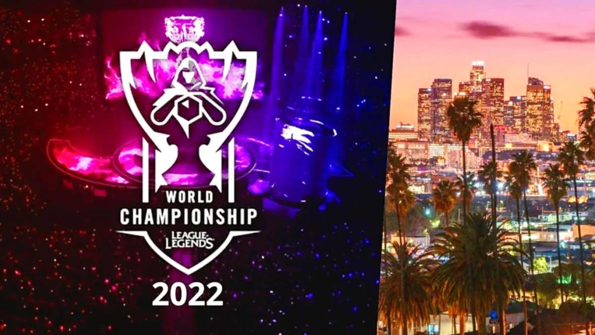 Riot wurden der Siegerpokal Worlds 2022 gezeigt