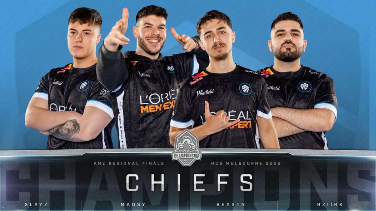 Chiefs Esports Club wurde Meister Halo Championship Series 2022: Oceania Regional Championship