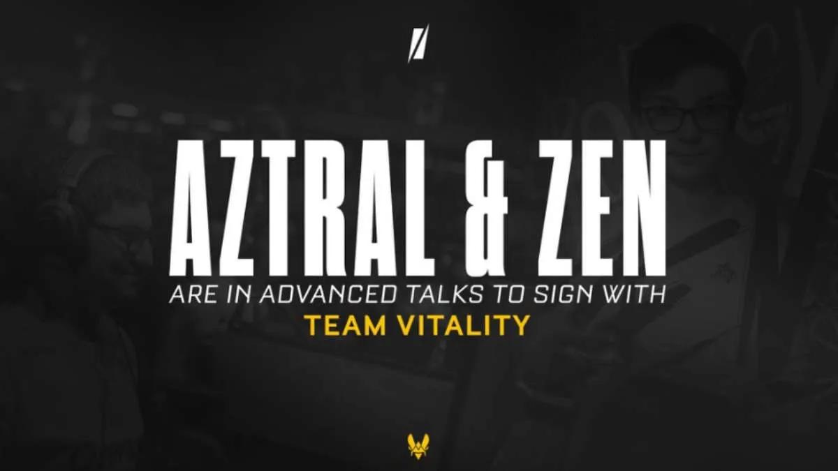 Team Vitality verhandelt mit AztraL und zen