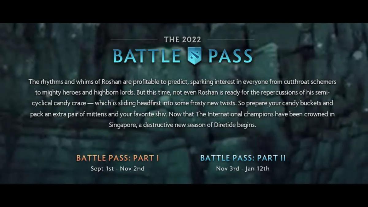 In Dota 2 wurde der zweite Teil veröffentlicht Battle Pass