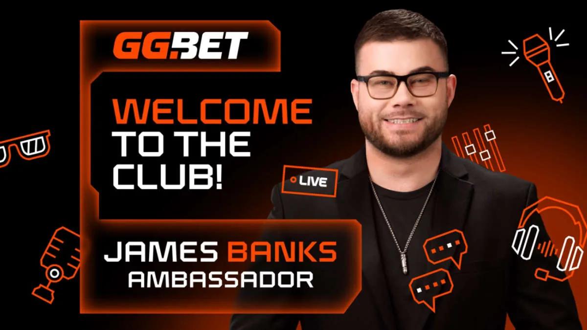 James Banks wird Botschafter GG.BET