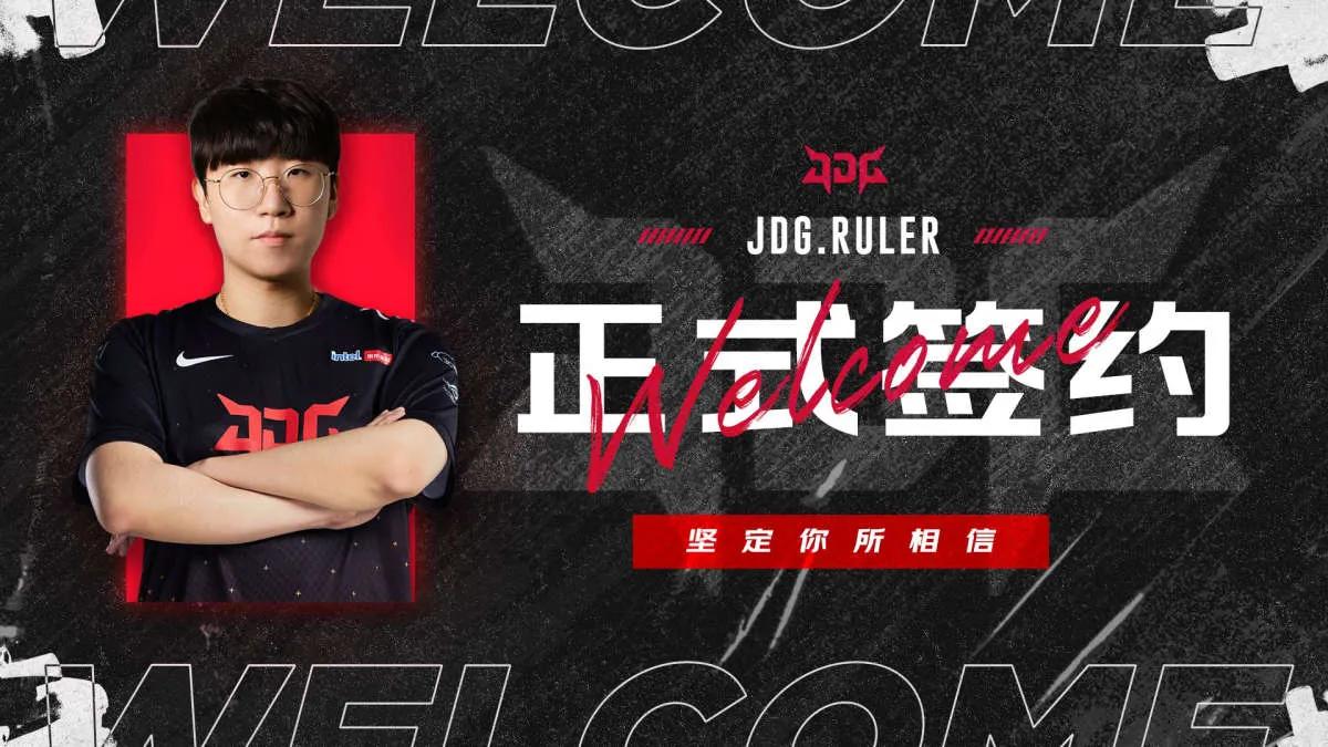 Champion Worlds 2017 und LCK Summer 2022 Ruler zog nach JD Gaming