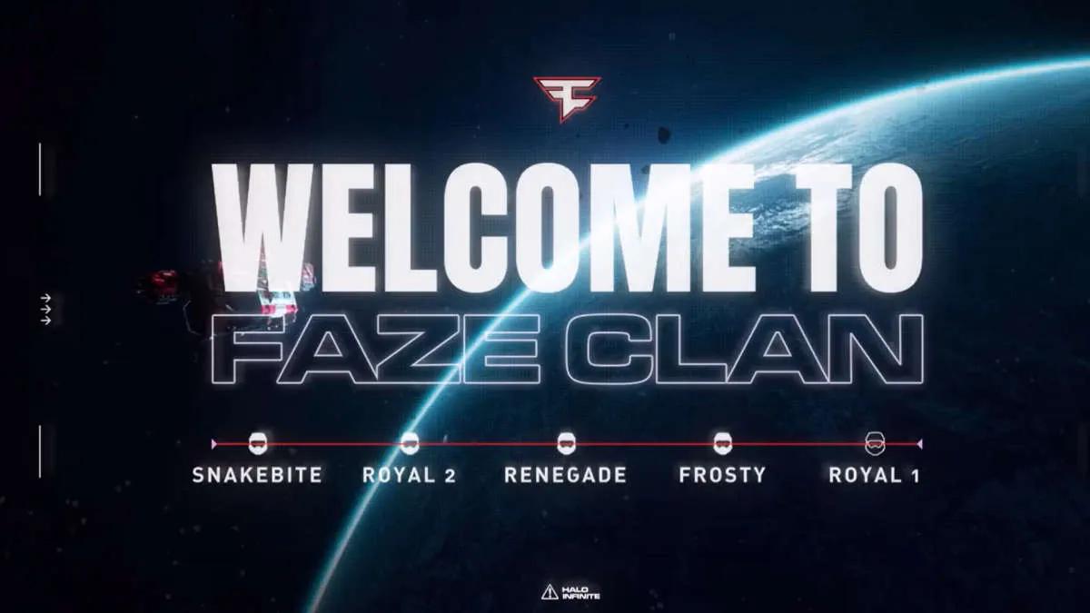 FaZe Clan führte einen neuen Kader für Halo ein, indem er ehemalige Spieler verpflichtete Sentinels