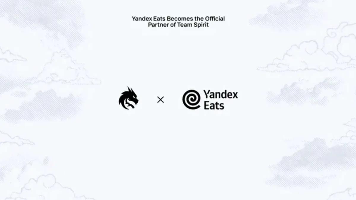 Yandex Eats wird Partner Team Spirit