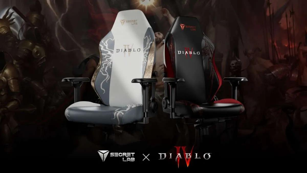 Immerse yourself in the dark world of Diablo IV with the collection of gaming chairs from Secretlab