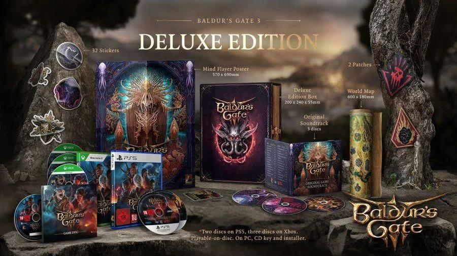 Larian announced the release of the physical Deluxe edition of the game Baldur's Gate 3