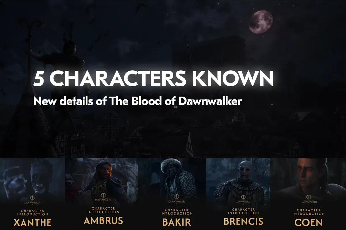 Neue Details zu „The Blood of Dawnwalker: Fünf Vampire“ enthüllt