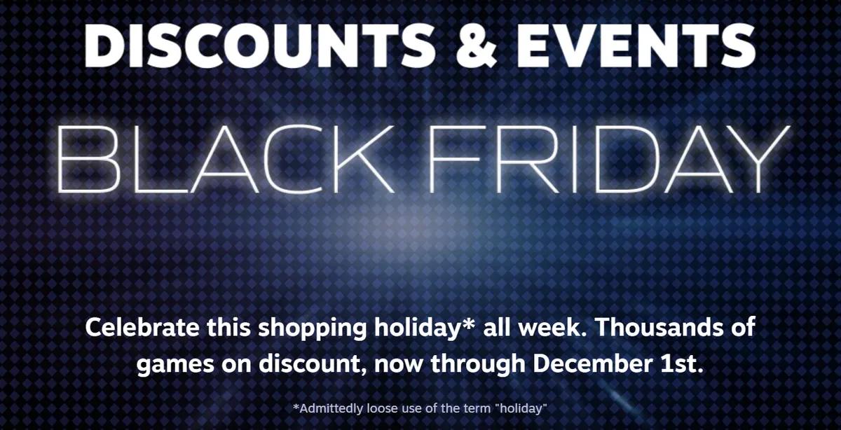 Steam eröffnet seinen ersten Black Friday Sale mit Fokus auf Neuerscheinungen und Hardware