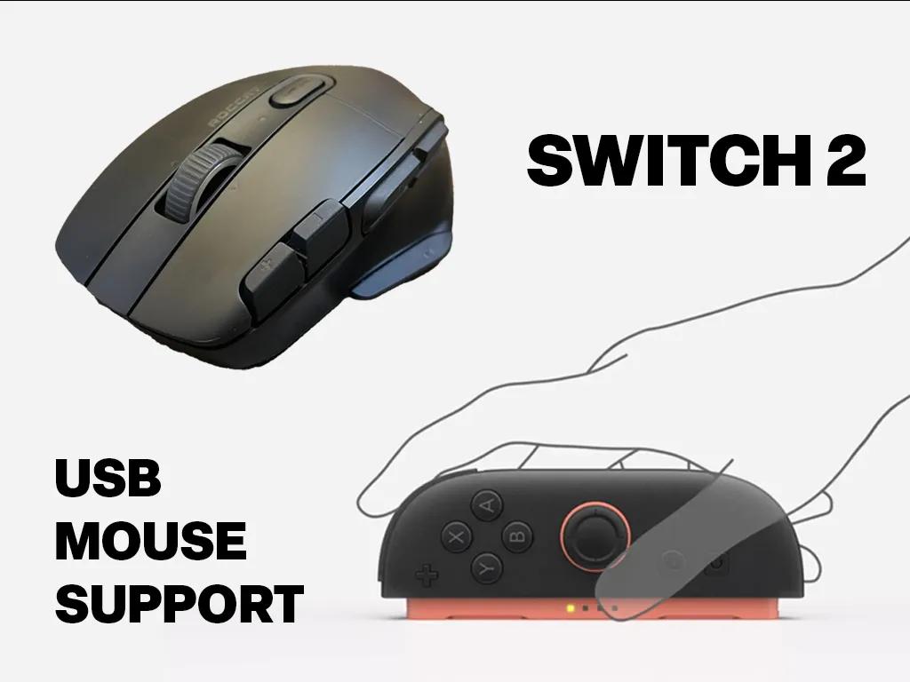 Switch 2 funktioniert jetzt mit einer USB-Maus, und es macht tatsächlich Sinn