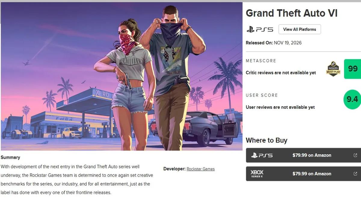 Die Bewertung von GTA 6 auf Metacritic könnte nicht so hoch ausfallen, wie alle erwarten