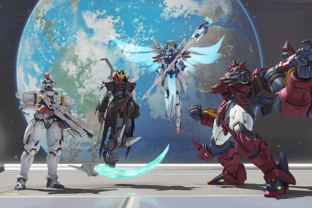 Overwatch 2's Gundam Wing Skins leaken vor dem offiziellen Start