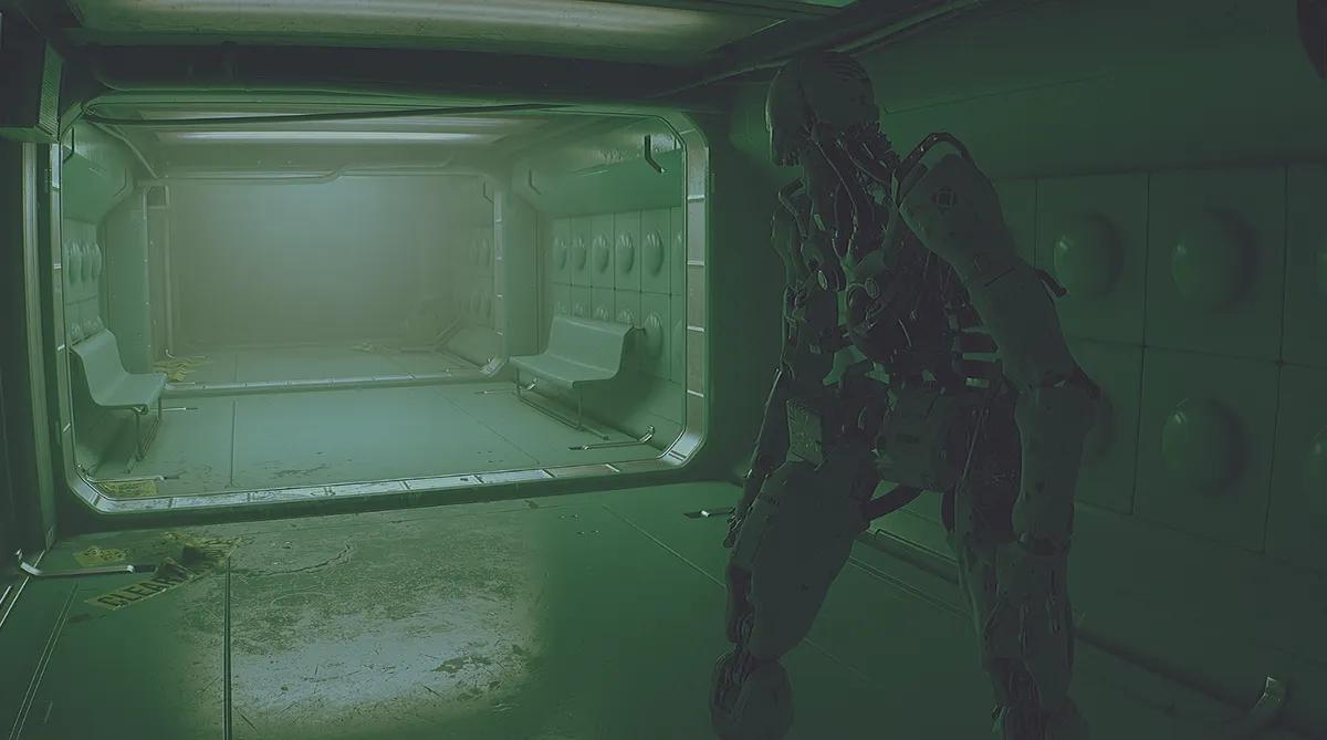 Kritiker bezeichnet Routine als atemberaubenden, aber festgefahrenen Abstieg in den mondähnlichen Horror