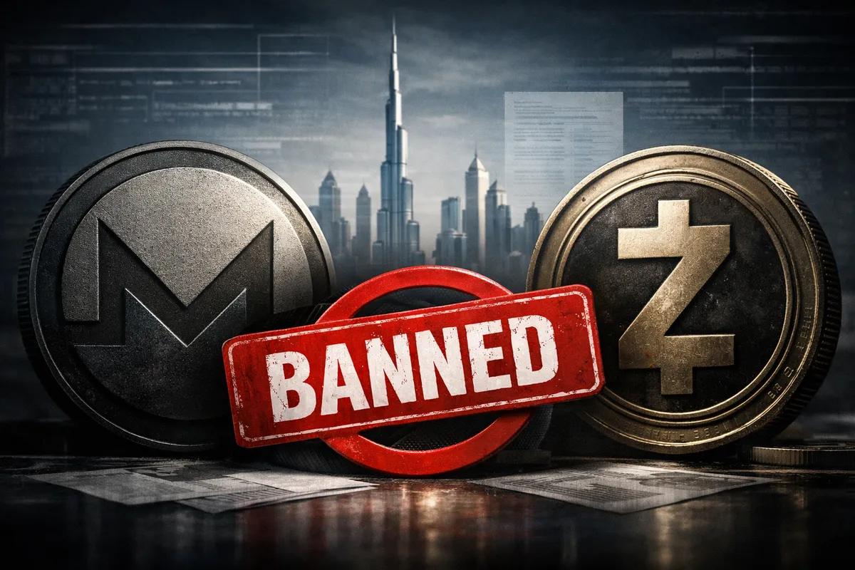 Dubai verbietet Privacy Tokens: Ein neuer Schlag gegen Monero und Zcash in der Krypto-Regulierung