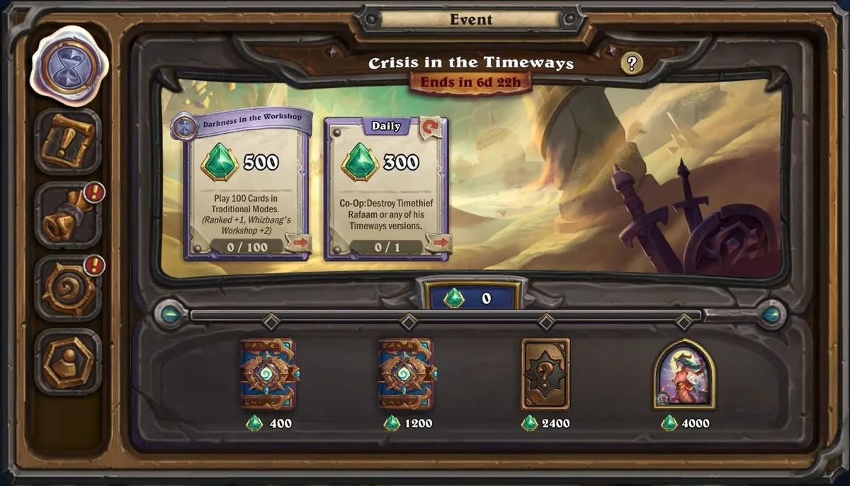 Hearthstone startet das Event "Krise in den Zeitstraßen".