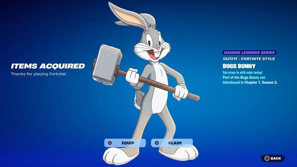 Fortnite fügt Bugs-Bunny-Skin hinzu – So schaltest du ihn frei