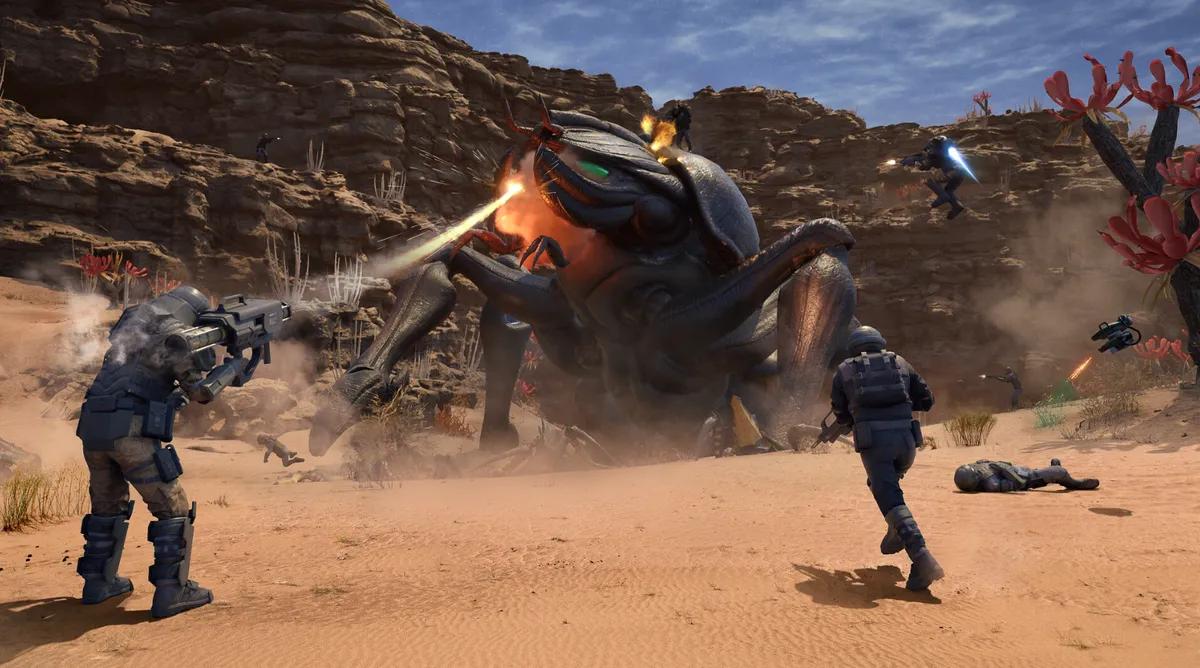 Starship Troopers Extermination Patch 1.10: Marauder-Mechs und Hinterhalt-Überarbeitungen sind da
