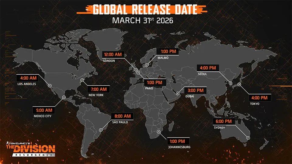 The Division Resurgence startet weltweit mit Day One Rewards.