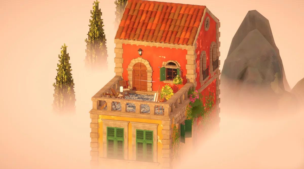 High Above Rückblick: Ein Sandkasten auf dem Dach, der den Aufstieg wert ist