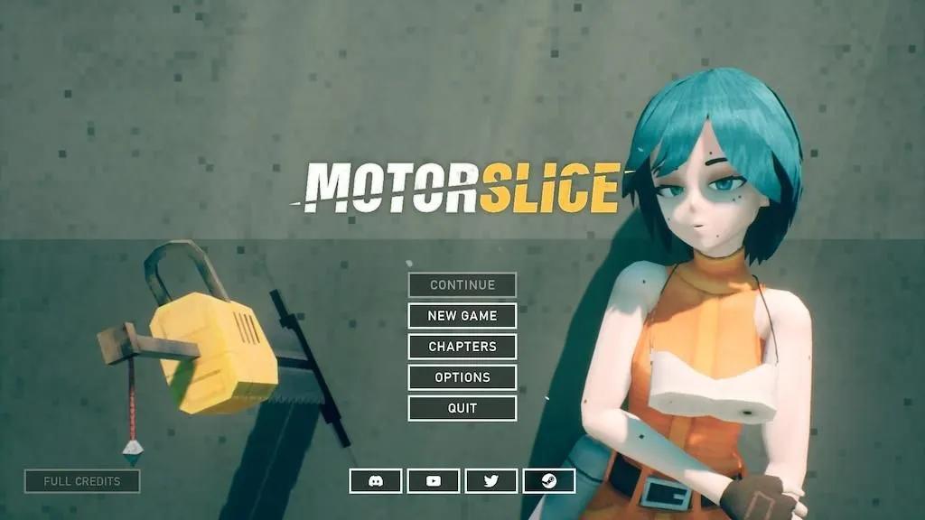 Motorslice startet - Hochgeschwindigkeits-Parkour und Kettensägen-Kampf in einer dystopischen Welt