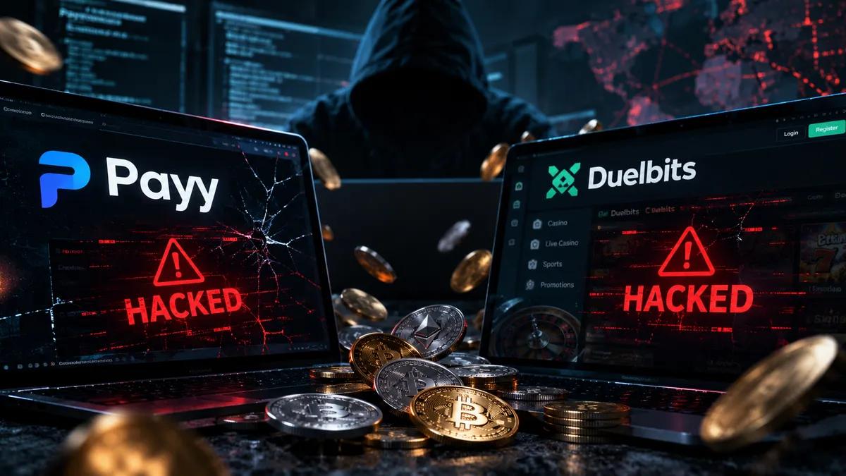 Payy und Duelbits wurden am selben Tag gehackt; erbeutet wurden 1,8 Millionen bzw. 4,3 Millionen US-Dollar.