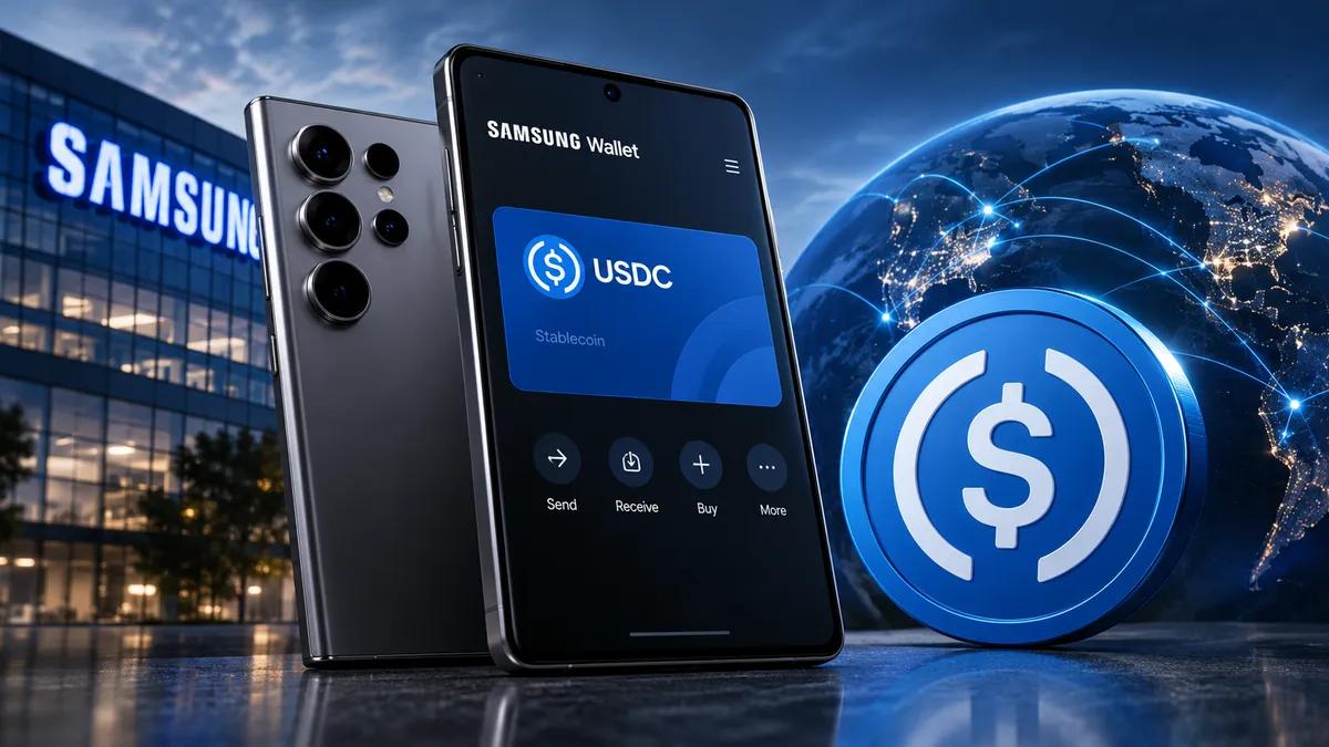 Samsung rüstet 82 Millionen Galaxy-Smartphones mit USDC aus
