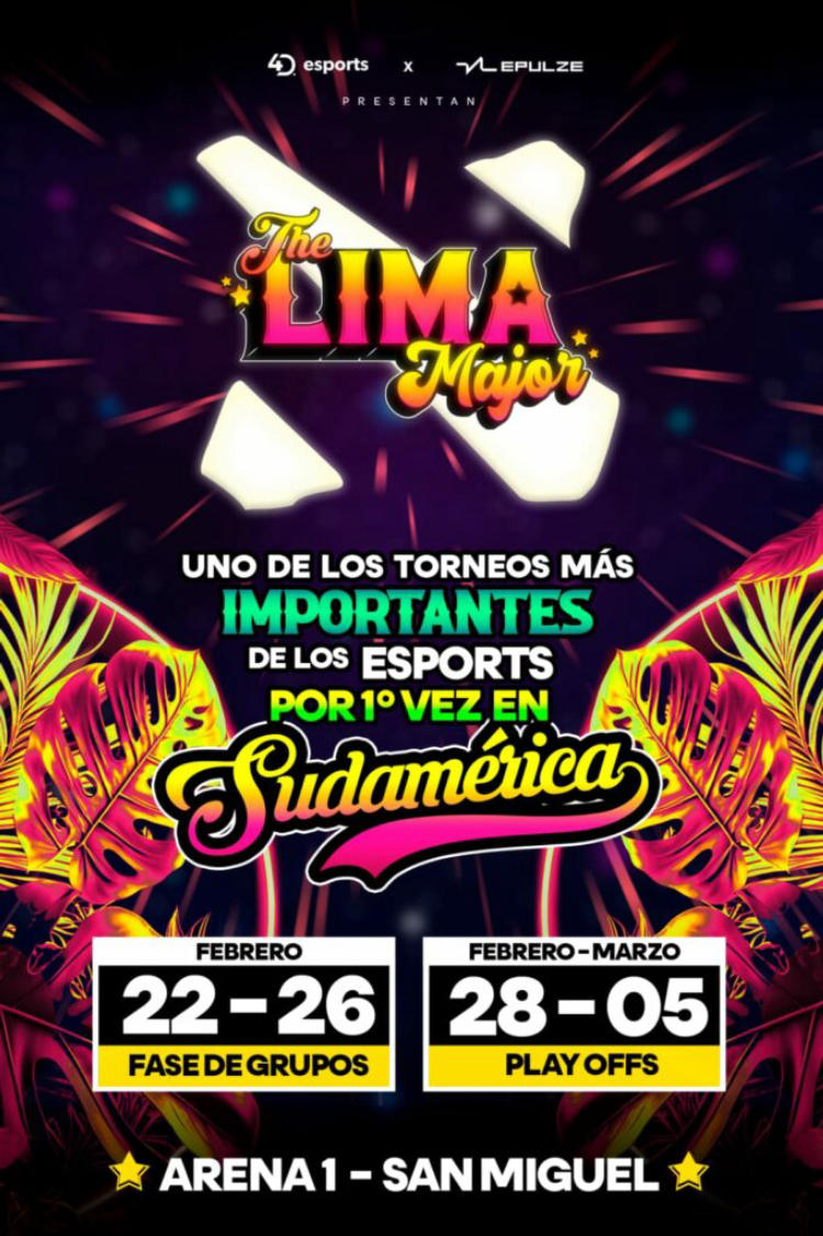 Das Startdatum des Ticketverkaufs für 4D Esports Lima Major 2023 ist bekannt geworden. Foto 1