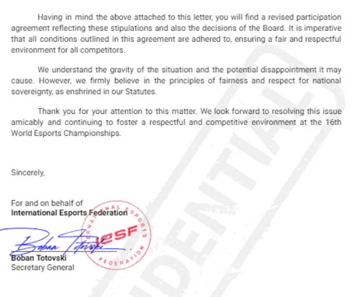 Riyadh Esports Championships Ban Russian Flag 2