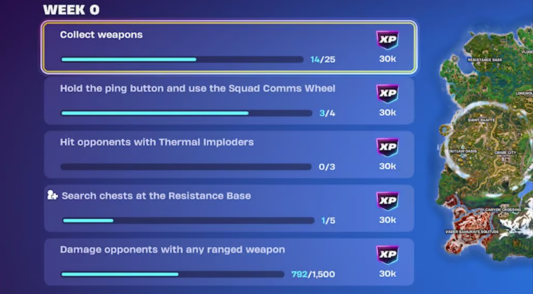 Alle Fortnite Kapitel 6 Saison 3 Quests & Herausforderungen: Vollständige Aufschlüsselung 1