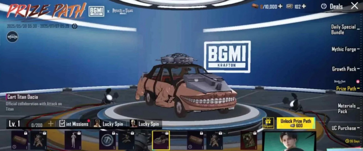 PUBG Mobile x Attack on Titan-Event: Vollständige Aufschlüsselung des Preispfads, der Belohnungen und der Teilnahmebedingungen 1