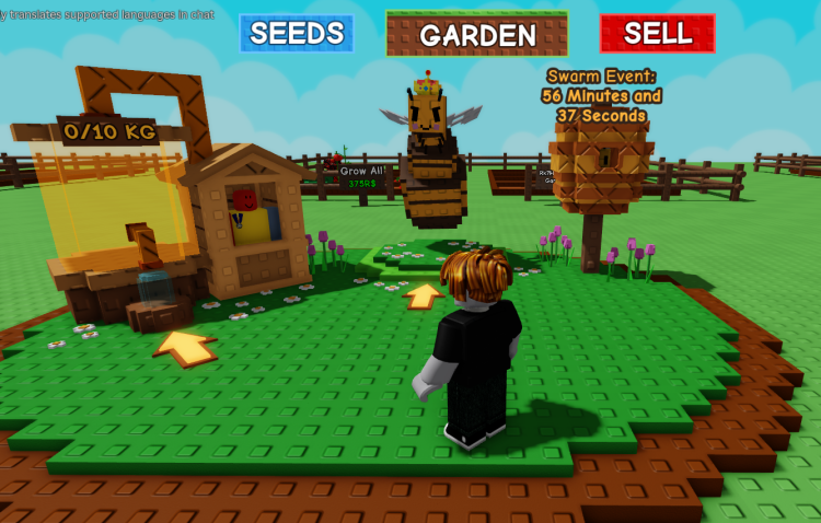11 Millionen Spieler, weil Bee Swarms: Das Grow a Garden-Update Roblox 2 übernommen hat