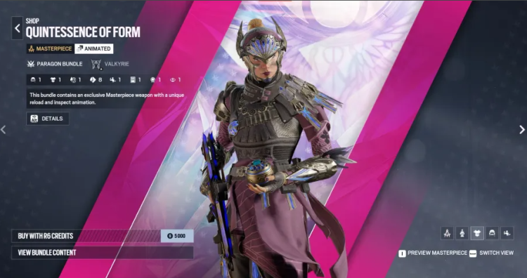 Valkyrie Paragon Bundle markiert das erste mythische Set in Rainbow Six Siege 1