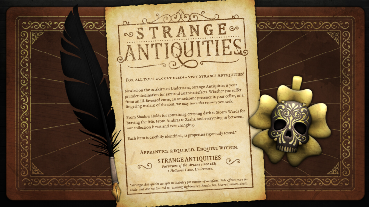 Strange Antiquities Review: Gemütliches Ladengeschäft trifft auf okkulte Mysterien 5