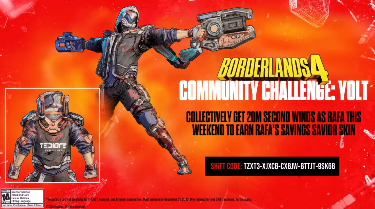 Borderlands 4: Kostenloser Rafa-Skin „Savings Savior“ per SHiFT-Code freigeschaltet 1