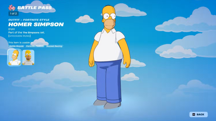 The Simpsons Arrive in Fortnite: Full Character List and Release Dates 1
