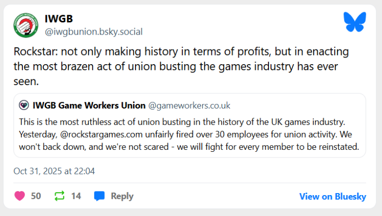 GTA 6 Devs Fired By Rockstar Amid Union Organisation Claims 1