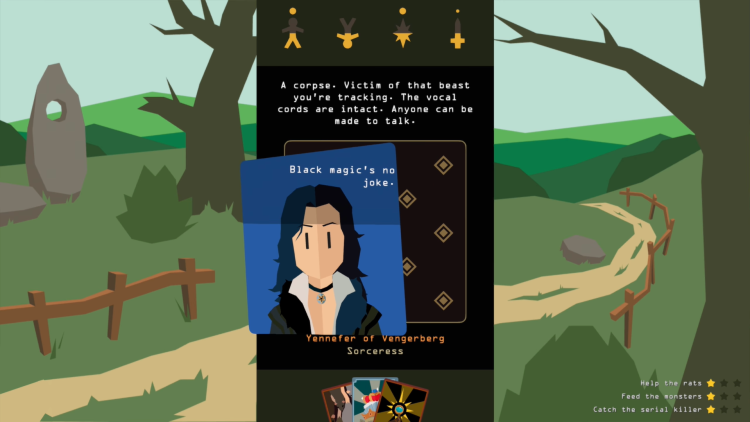 Eine neue Ballade von Geralt in Reigns: The Witcher 1