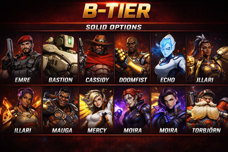 Overwatch Tier List 2026: Full Meta Breakdown (Season 1: Reign of Talon) 4