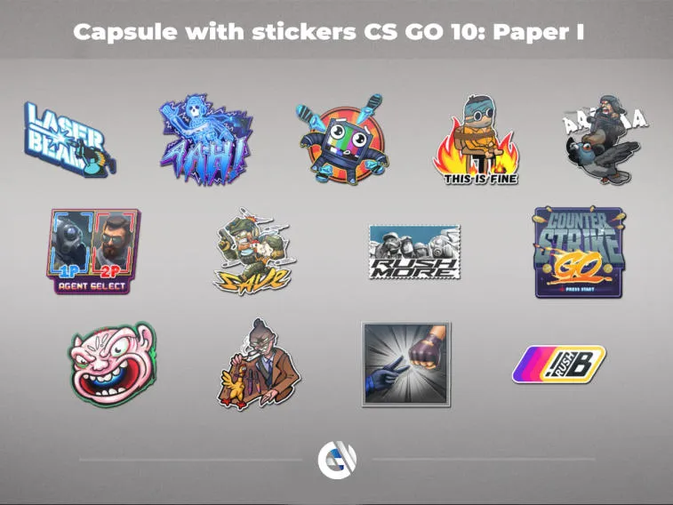 10 Years Birthday Stikcer Capsule: Bewertung der besten Sticker zum Jubiläum CSGO. Photo 1