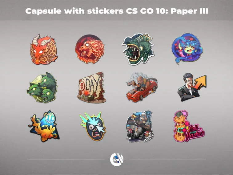 10 Years Birthday Stikcer Capsule: Bewertung der besten Sticker zum Jubiläum CSGO. Photo 3